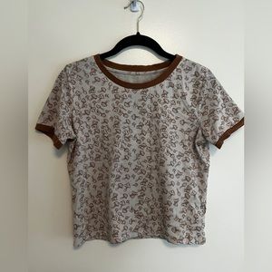 Mushroom Crop Tee - No Boundaries